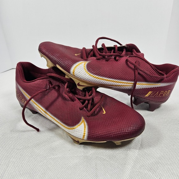Nike Vapor Edge Pro 360 FSU Team Issued Football Cleats Mens 13 Garnet Gold